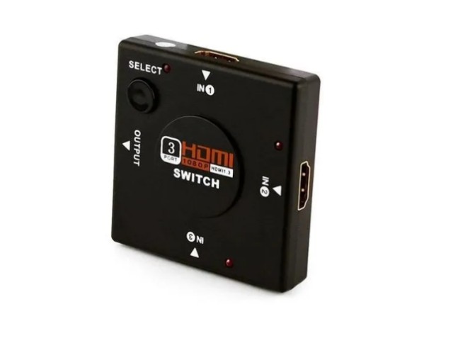 Hdmi Switch 3x1 - Tomate - Mtv-141 - Sem Caixa