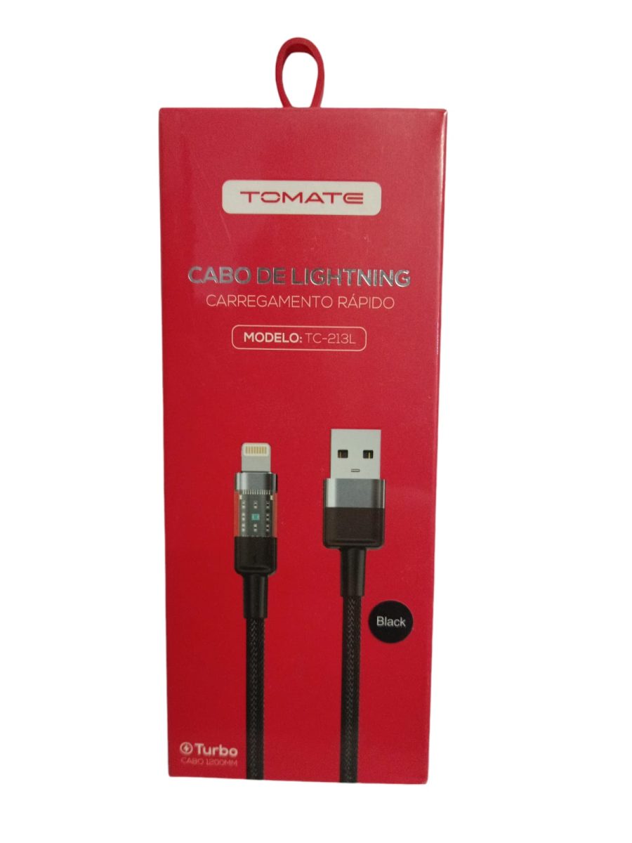 Cabo De Dados Iphone - Tc-213l - Tomate