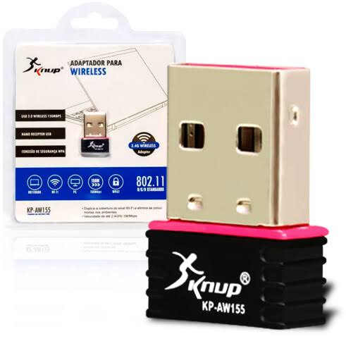 Adaptador Wireless Usb 2.0 150mbps Knup Kp-aw155
