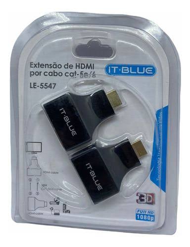 Extensor Hdmi Via Cabo De Rede Le-5547