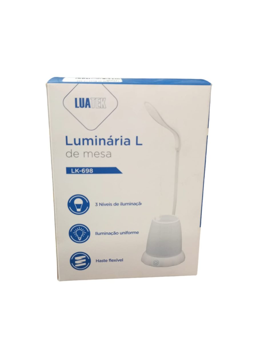 Luminária De Mesa Lk-698 - Luatek