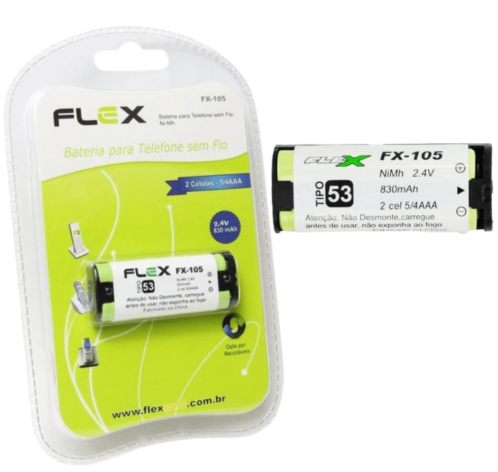 Bateria Para Telefone Sem Fio - Flex