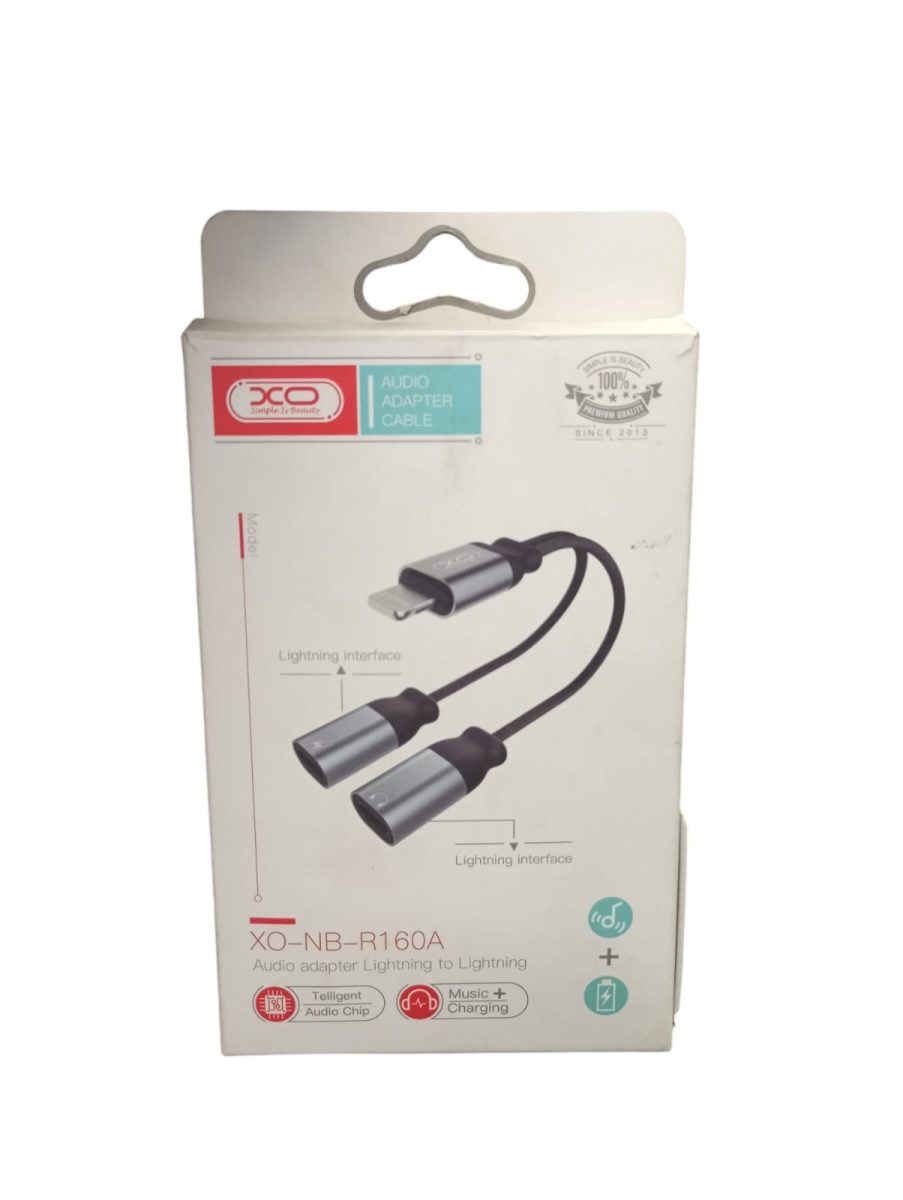 Adaptador Iphone - C/ Entrada P/ Carregador E Fone