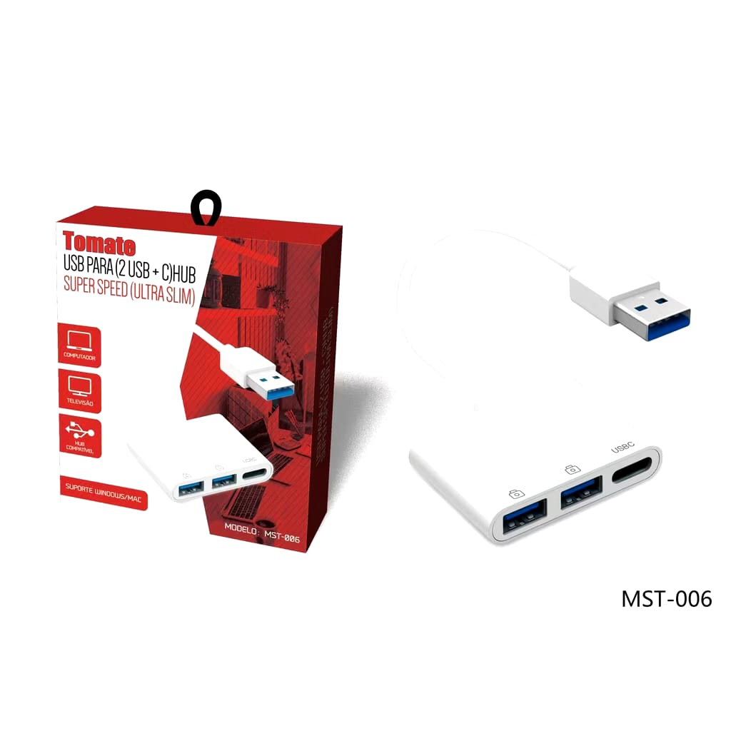 Adaptador C/2 Usb 3.0 &amp; Usb C