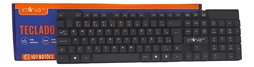 Kit Teclado E Mouse Com Fio - Md-11009 - Inova