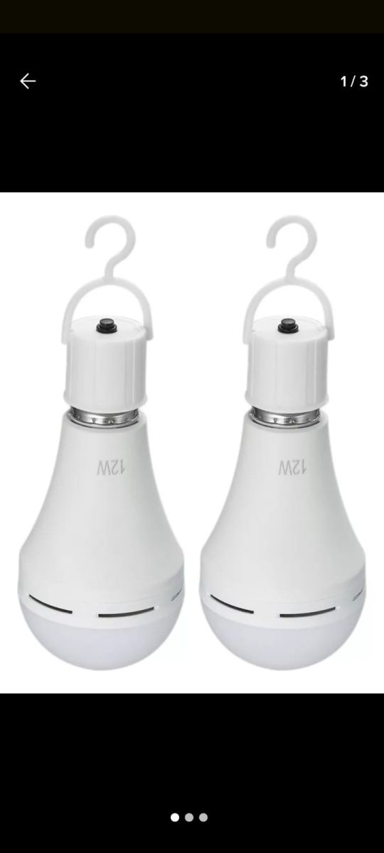 Lampada De Emergencia 4x1 8w Bulbo Led- Wb