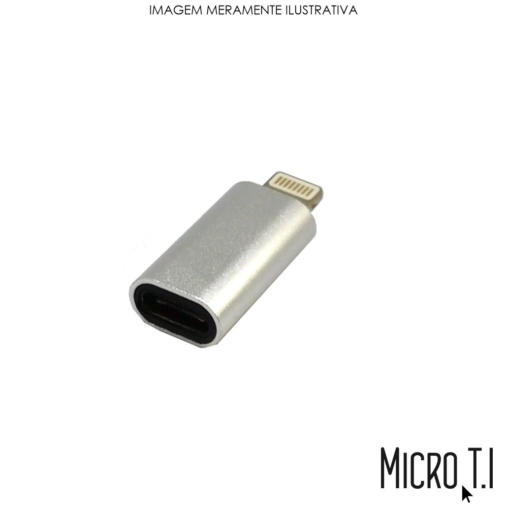Adaptador V8 Femea P/ Iphone