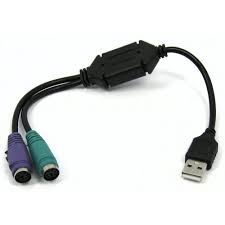 CABO ADAPTADOR USB MACHO X 2 PS2 - LOTUS