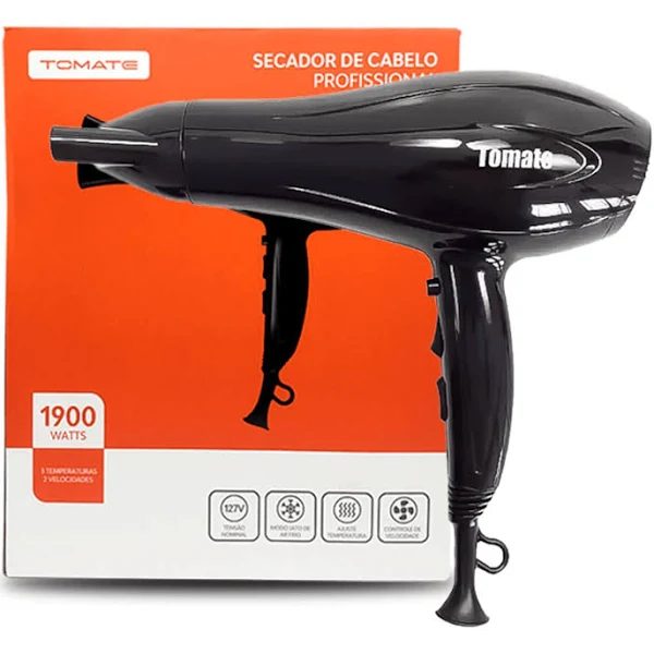 Secador de Cabelo Profissional - Mse-2600A - Tomate