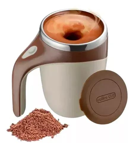 Caneca Magnética Misturador 380ml - AK-3801D - Tomate