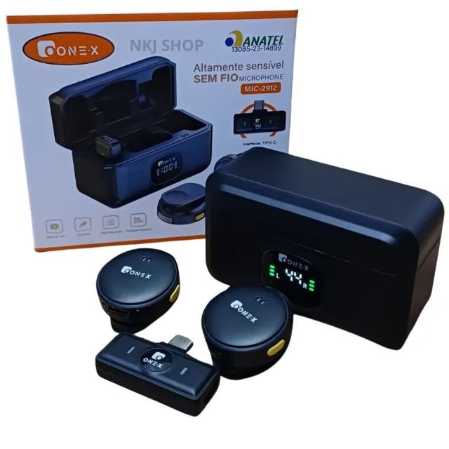 Microfone De Lapela Tipo C - Mic-2912 - Onex