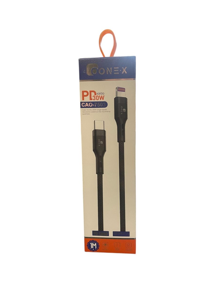Cabo 30w tipo C / Lightning - CAO-7503