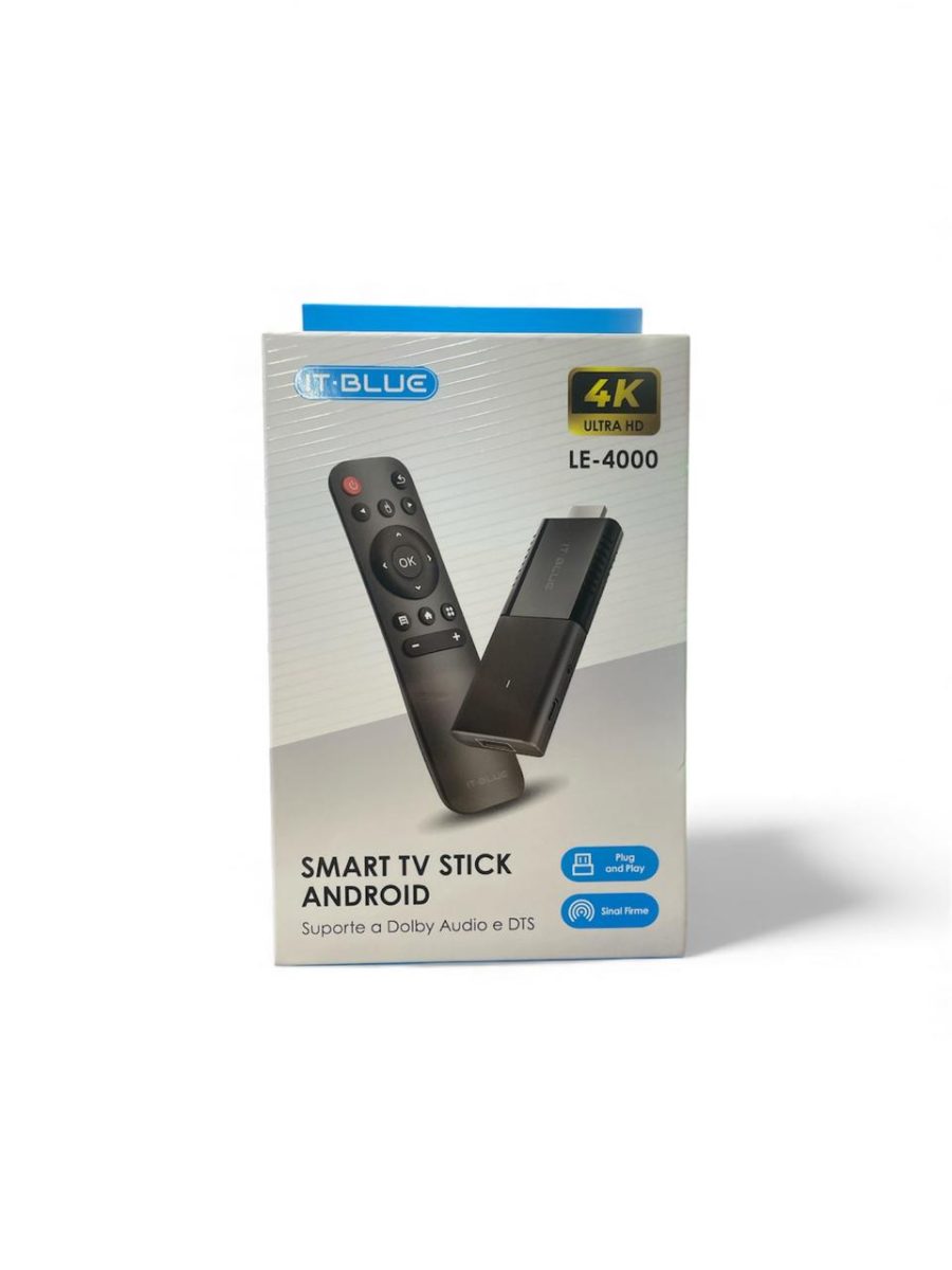 TV Stick Android TV 4K Ultra HD - It-Blue - Le-4000