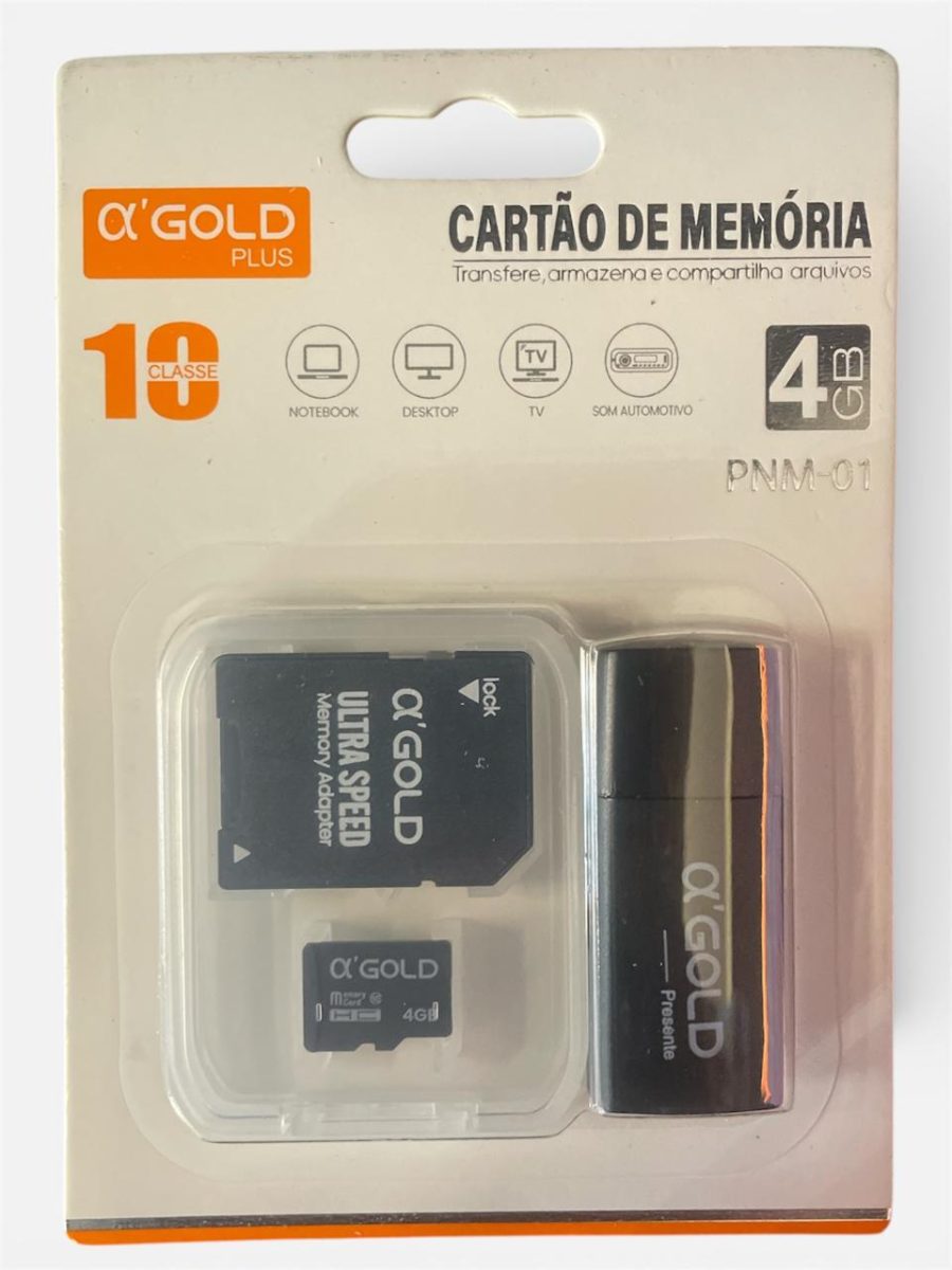 Cartão De Memoria 4gb - A'Gold