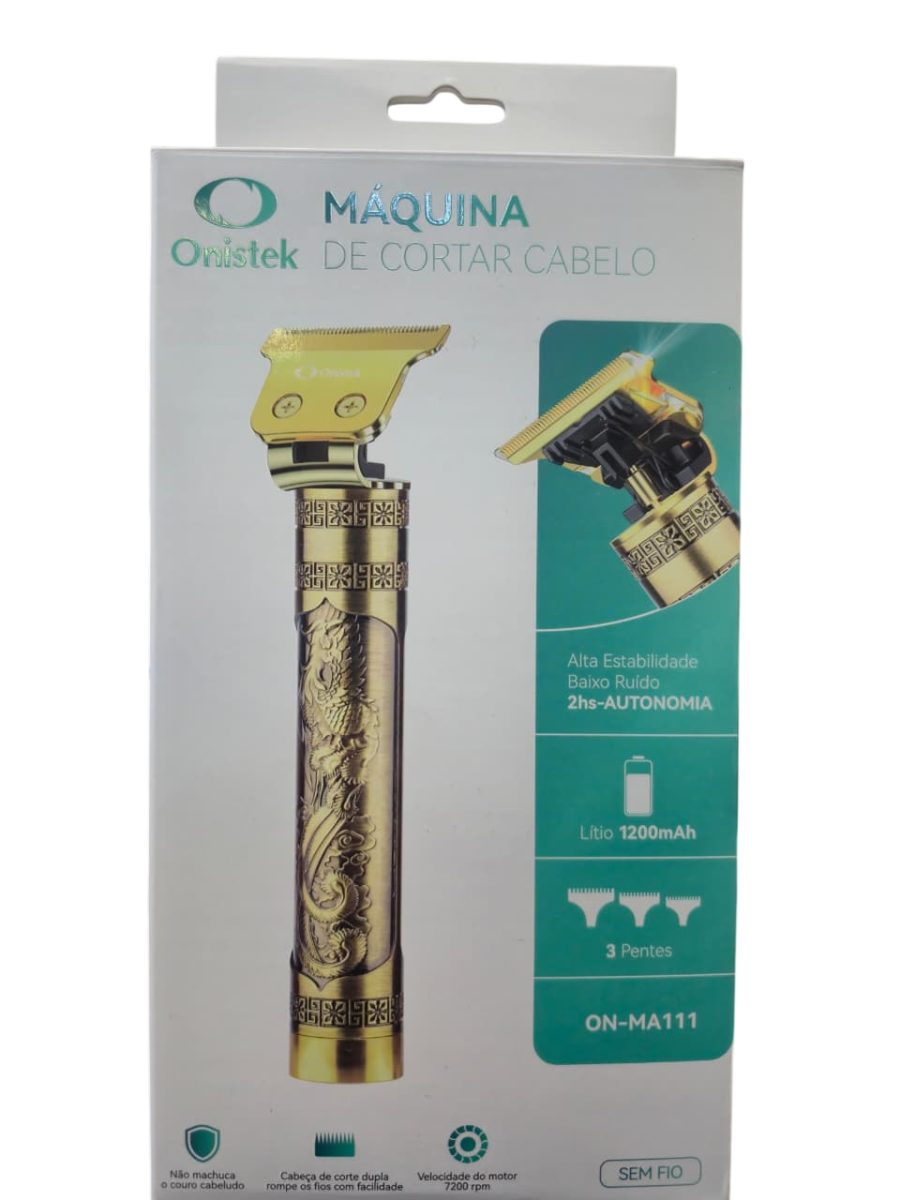 Maquina De Barbear Recarregável On-Ma111 - Onistek