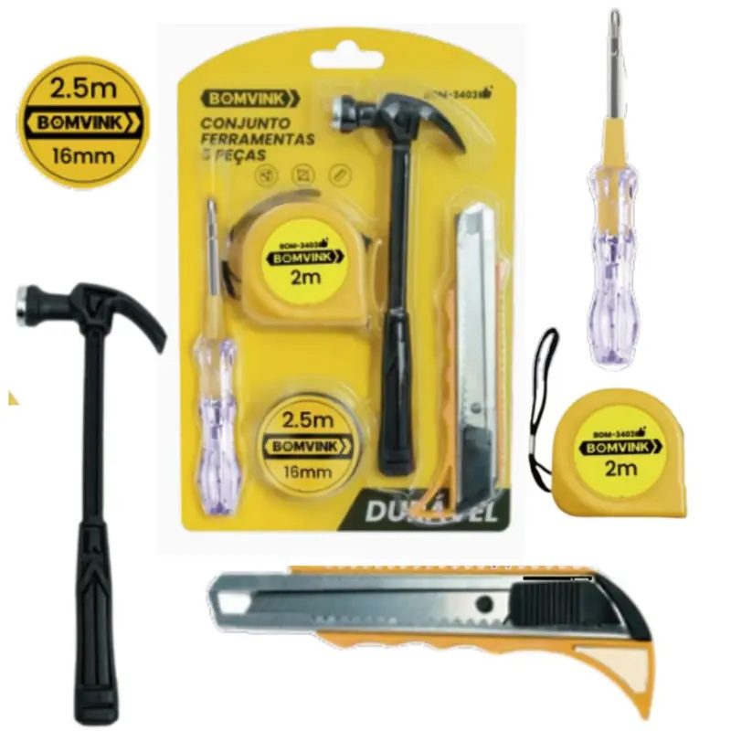 Kit 5 Ferramentas - Bom-3403 - Bomvink