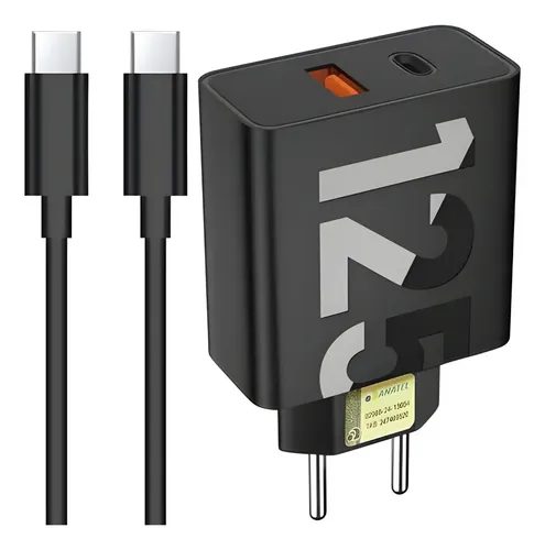 Carregador Completo Turbo 125w Motorola