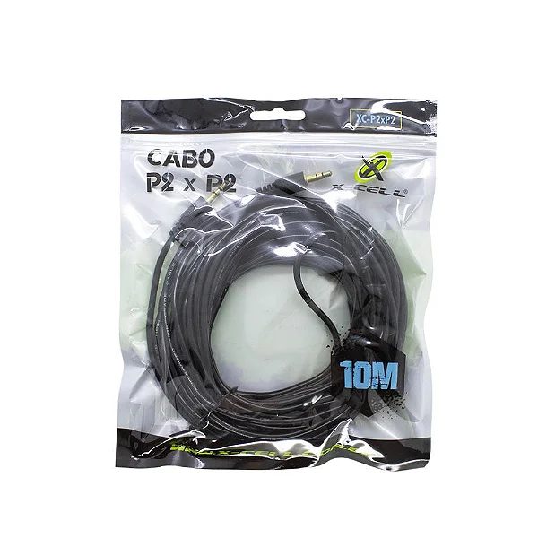 Cabo Auxiliar P2 P/ P2 10m - Xc-P2-10a - X-Cell