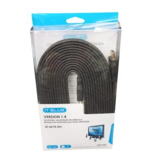 Cabo Hdmi 5m Le-6614 - It-Blue