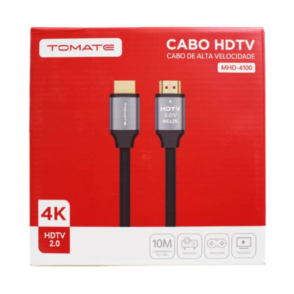 Cabo Hdmi 4K 10m - MHD-4100 - Tomate