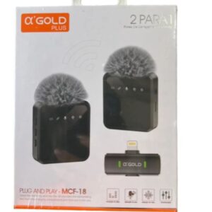 Microfone Lapela s/ Fio p/ IOS - A'gold - MCF-18