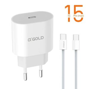Kit Carregador Turbo 30W USB Tipo-C - A'gold - CA31-3