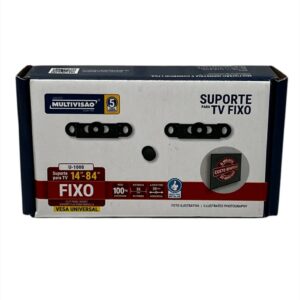 Suporte Fixo P/Tv De 14" A 84" U-1000 -Blister-Preto