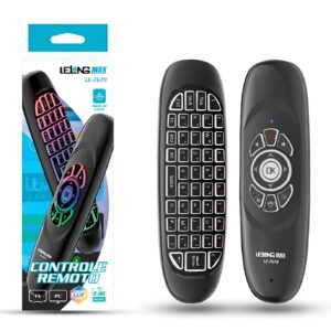 Controle Teclado Air Mouse Sem Fio - Lelong - Le-7679