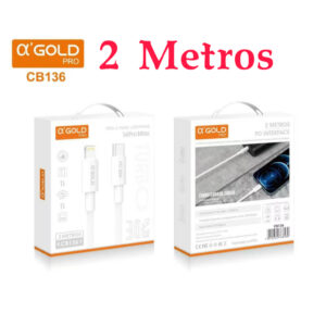 Cabo Tipo-C p/ Lightning 2m - Cb136 - A'Gold
