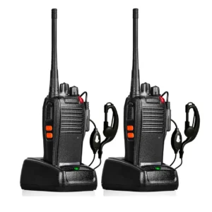 Kit 2 Radio Comunicador Walktalk Baofeng