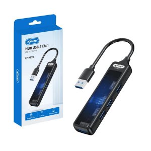 Hub USB 4 em 1 - Kp-Hb518 - Knup