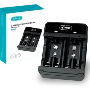 Carregador De Pilhas e Baterias - On-Cp602 - Onistek