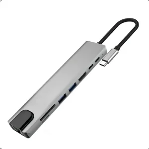 Adaptador Tipo-C 8 em 1 - Exbom - Udc-Phnr1008b