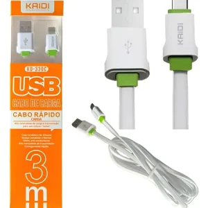 Cabo De Dados USB / Tipo C 3m - kd-330C
